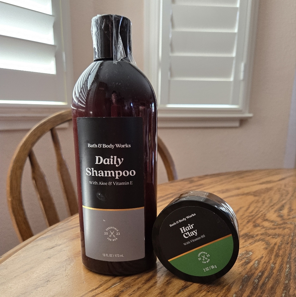 🛍BOGO 50% OFF🚿🫧NWT‼️ Bath & Body Works Men's Collection Duo of Hair Care